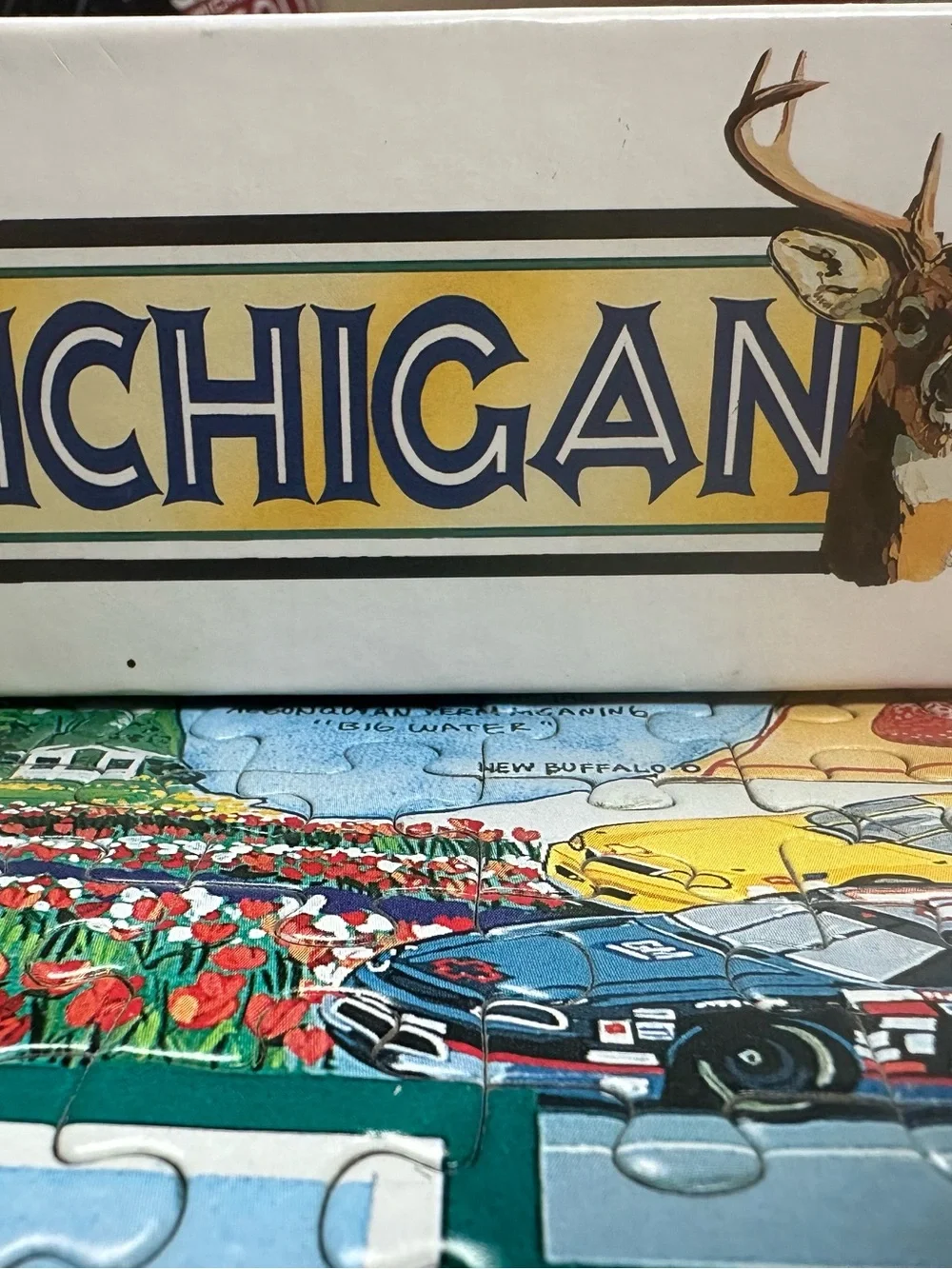 White Mountain - Michigan Great Lake State -1000 Piece Puzzle 1997 100% Complete